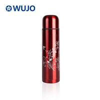 Wujo 2021 Doppelwand Edelstahl Wärmevakuumkolben China Großhandel Thermos-Wasserflasche