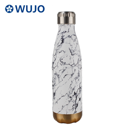 Wujo heißer verkauf neue design edelstahl isolierte wasserflasche