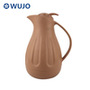Wujo 2021 1.0L Arabischer Kunststoff-Thermos-Vakuum-Kaffeetopf-Tee-Flasche mit Glas-Liner
