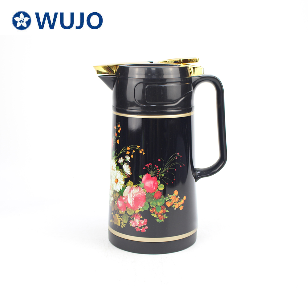 Wujo-Glas-Refill-Vakuum isoliert Edelstahl-Kaffeekanne