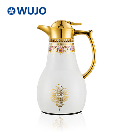 Wujo-Luxus-Hochwertiger Saudi-arabischer Thermos-Tee-Kaffeekanne mit Glas-Liner