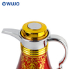 Wujo Fabrik 1L Luxus hochwertiger Glasbuchse Vakuum Kaffeetopf Tee Arabisch Dallah